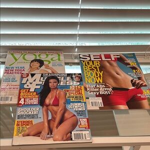 Fitness and Health Magazine Trio